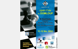32ème Open FIDE de Domloup