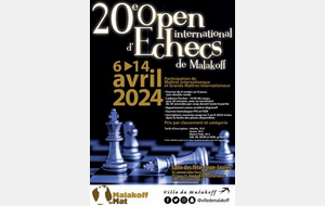20ème Open International de Malakoff 2024